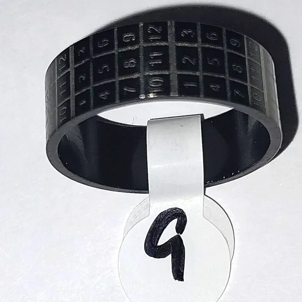 Stainless steel wide band hypoallergenic nickel free Men's ring sz 9